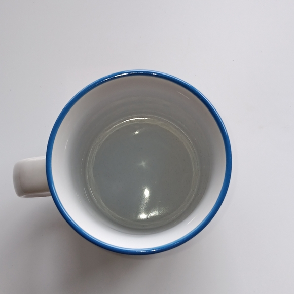 Care Bears Ceramic Mug 20 oz 4" Tall Glitter Heart White Red Cheer Tenderheart - Picture 2 of 4